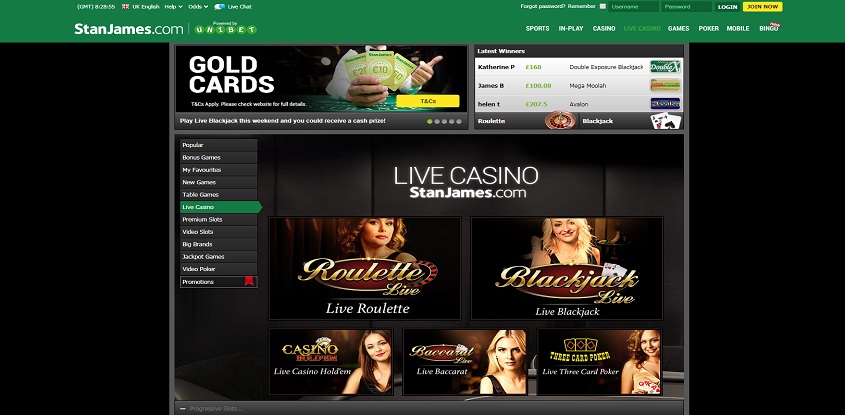 Stan James Online Casino