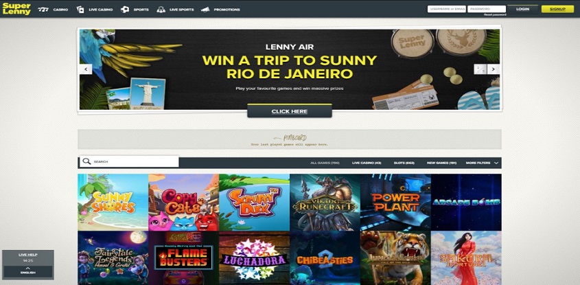 SuperLenny Online Casino