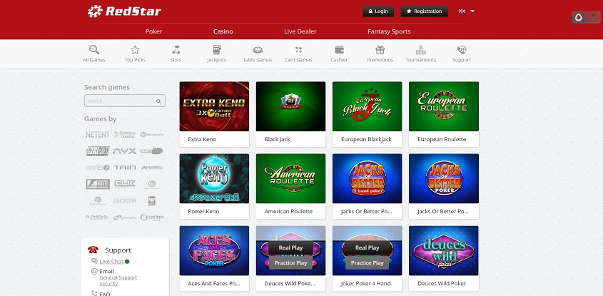 Red Star online casino
