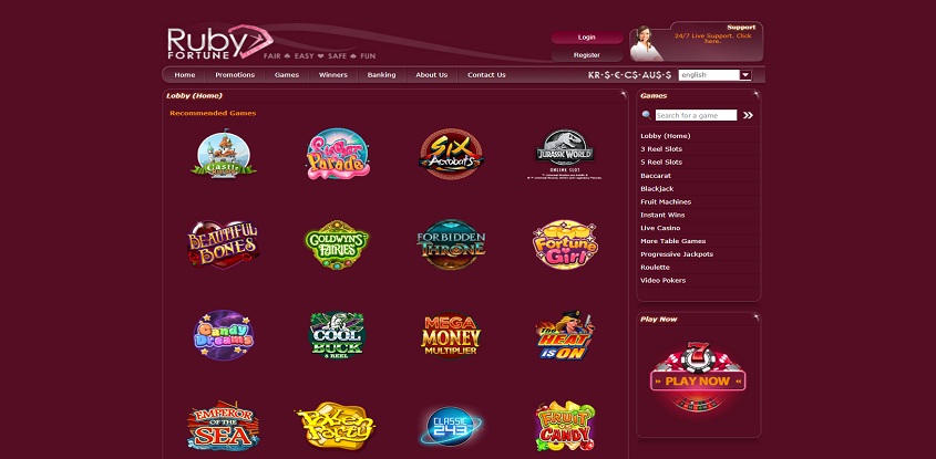 Ruby Fortune online casino