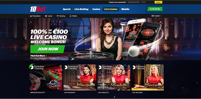 10Bet Casino Online