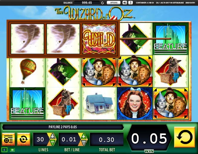 The Wizard of Oz Slot